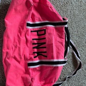 PINK DUFFLE BAG